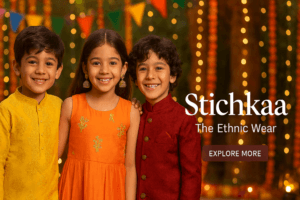 Kids ethnic wear hero banner Stitchkaa