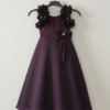 girls wine party frock A-line dress for kids