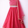 rani pink lehenga choli for girls wedding festive wear navratri dress
