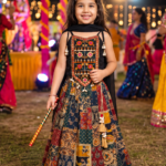 Black Embroidered Chaniya Choli